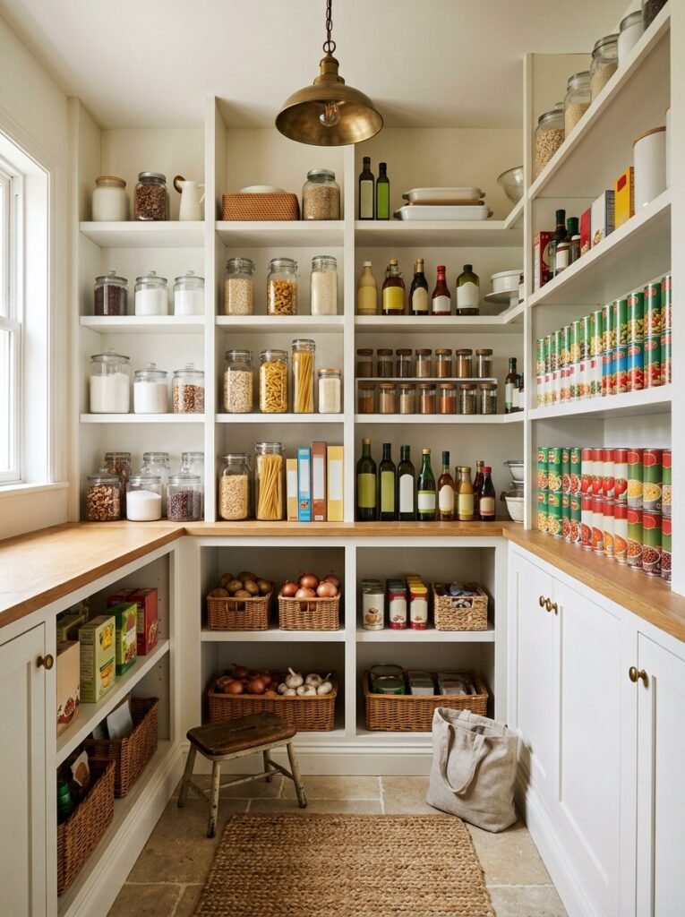 20 Pantry Organization Ideas For a Clean and Clutter Free Kitchen editorial photography of a nice 202606261035