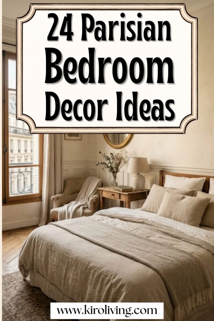parisian bedroom decor ideas pin