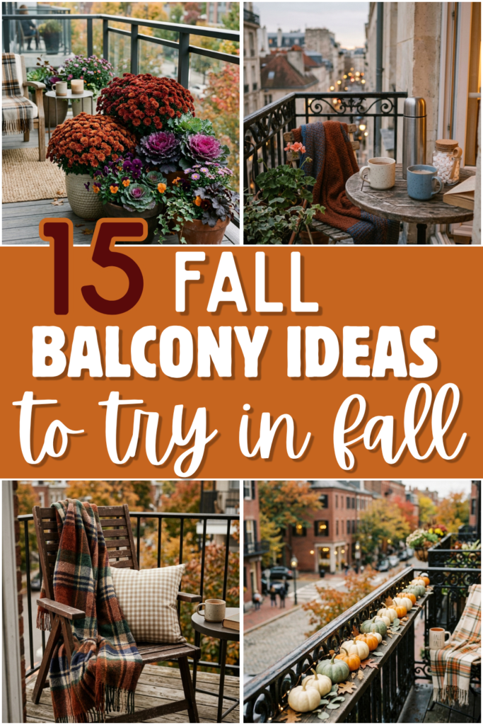 cozy fall balcony ideas
