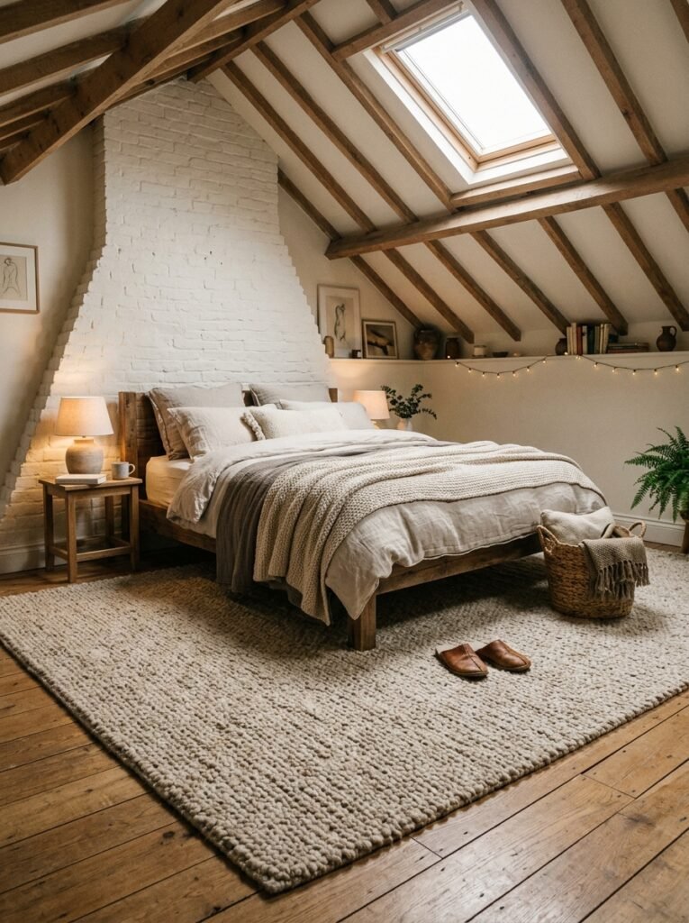 20 Sloped Ceiling Bedroom Ideas That Are Charming attic bedroom cozy zone