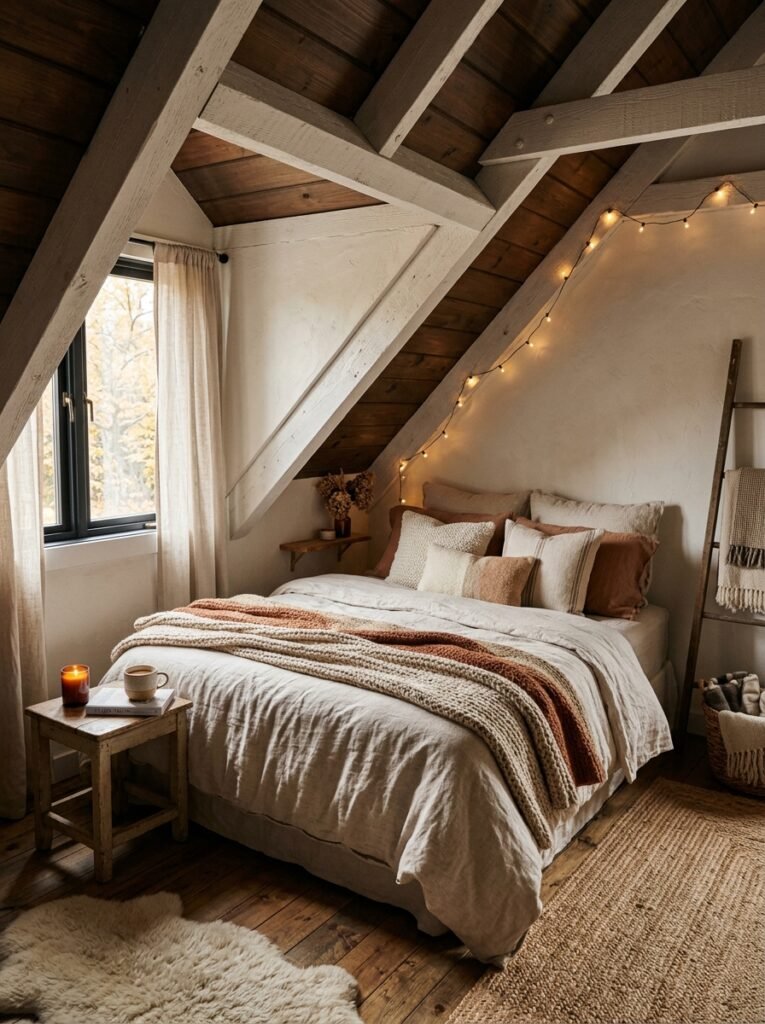 20 Sloped Ceiling Bedroom Ideas That Are Charming attic bedroom with sloped ceiling