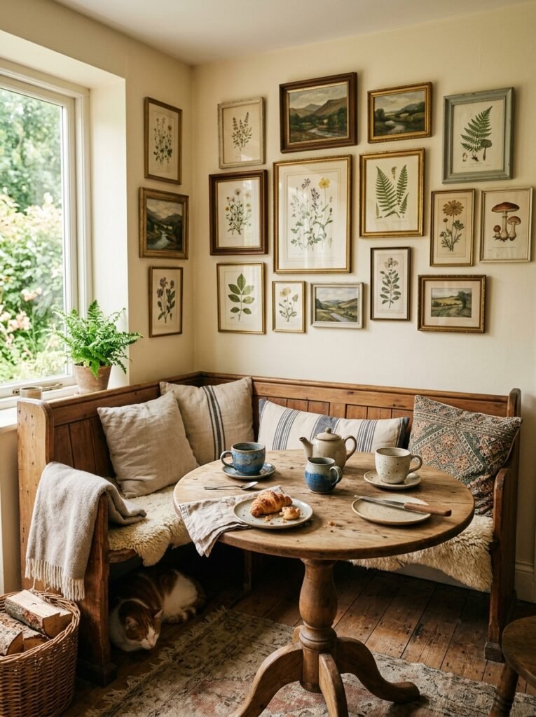 breakfast nook with gallery wall 202607061851