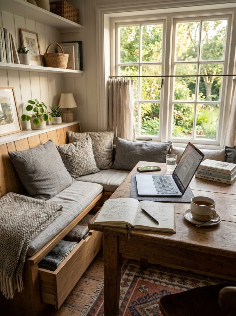 breakfast nook with laptop 202607061900