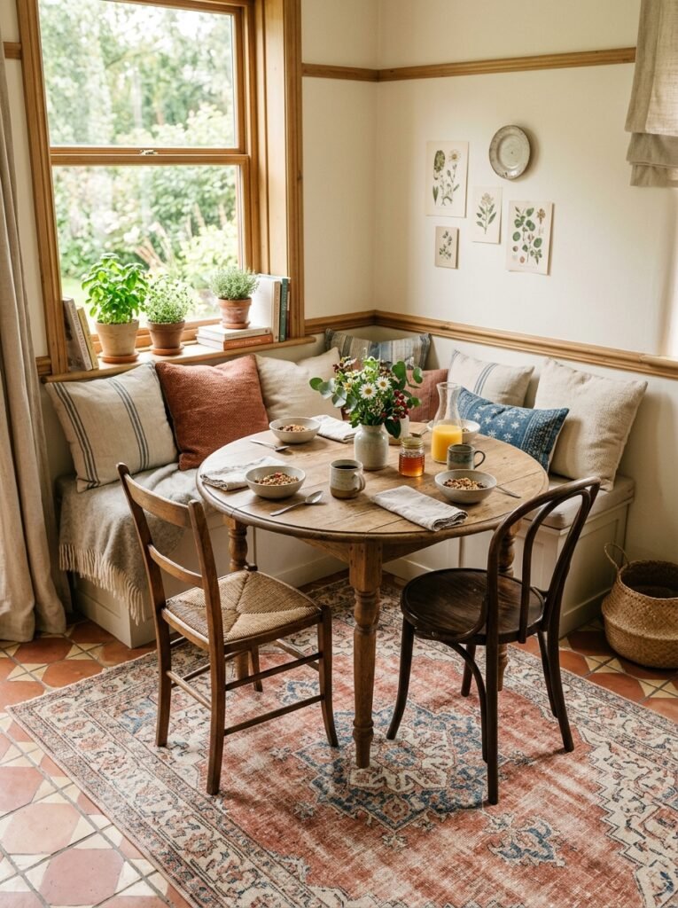 breakfast nook with rug 202607061853