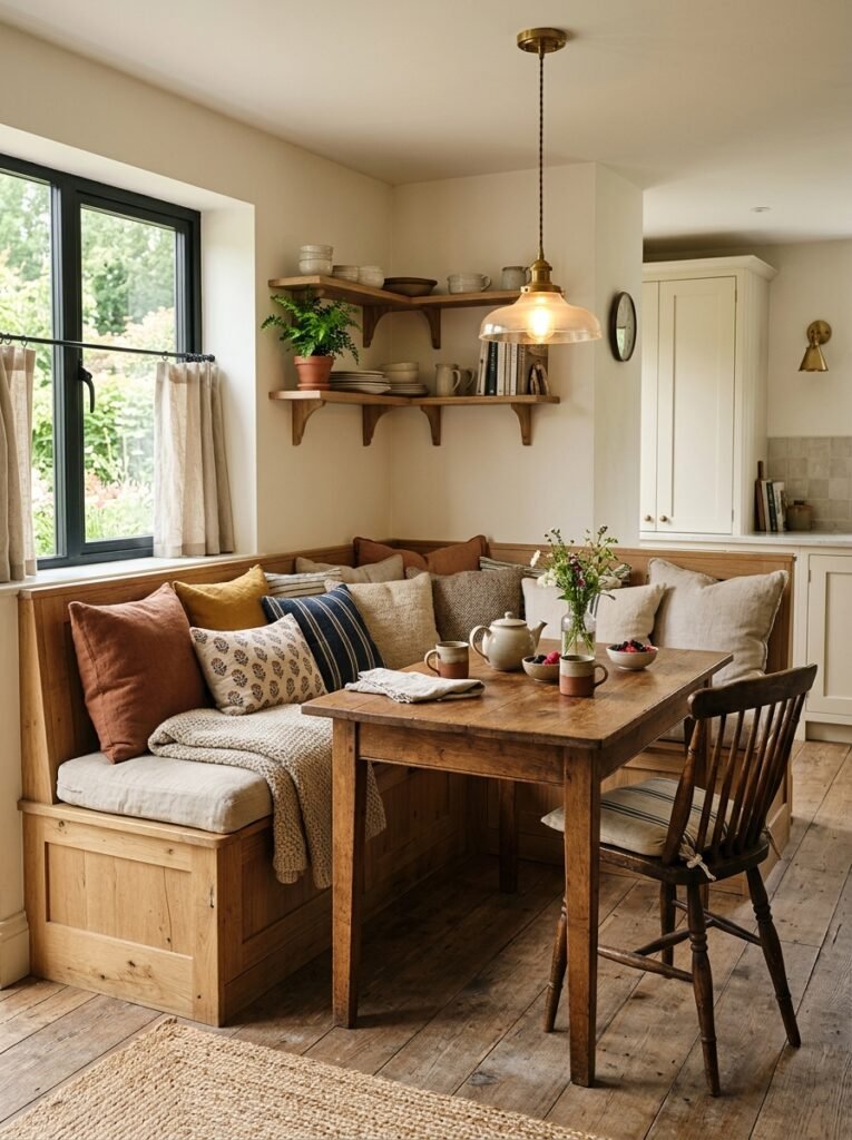 corner bench breakfast nook 