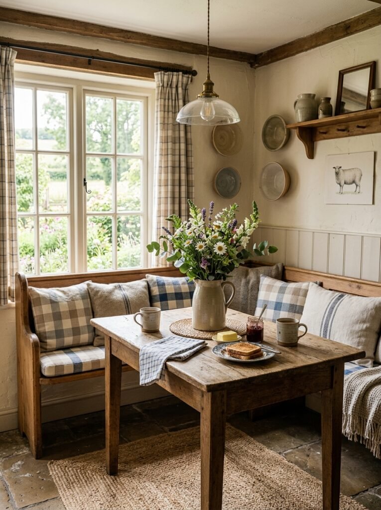 farmhouse breakfast nook