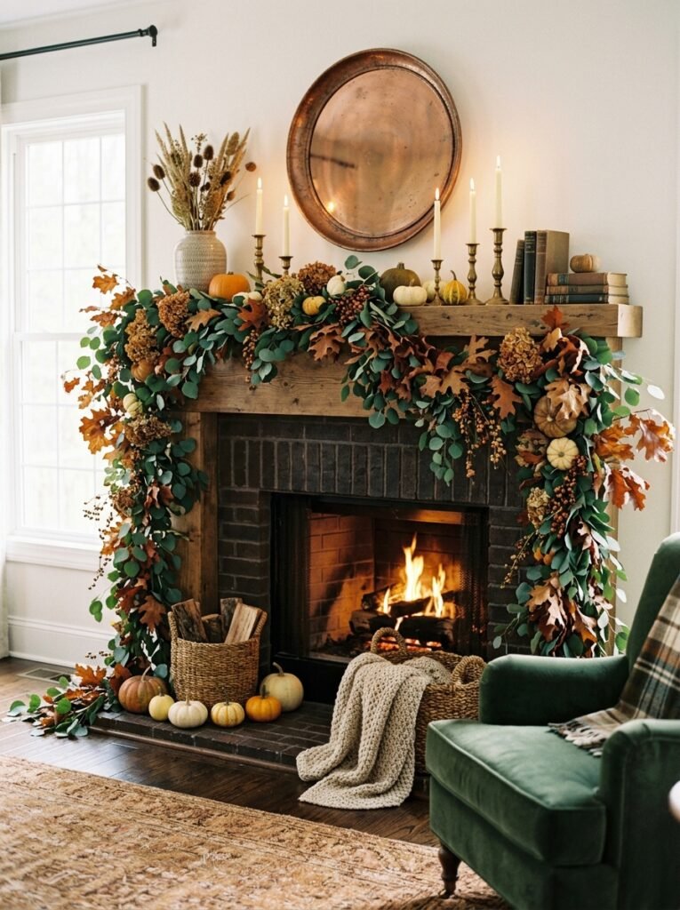 greenery and leaf garlands casca… 