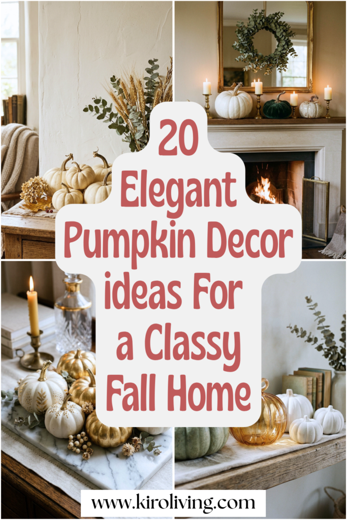 pumpkin decor ideas for fall 