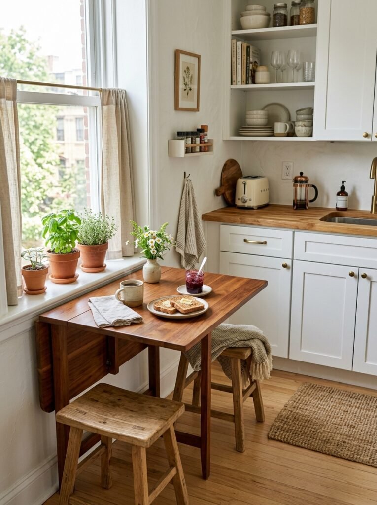breakfast nook with drop-leaf table 202607061904