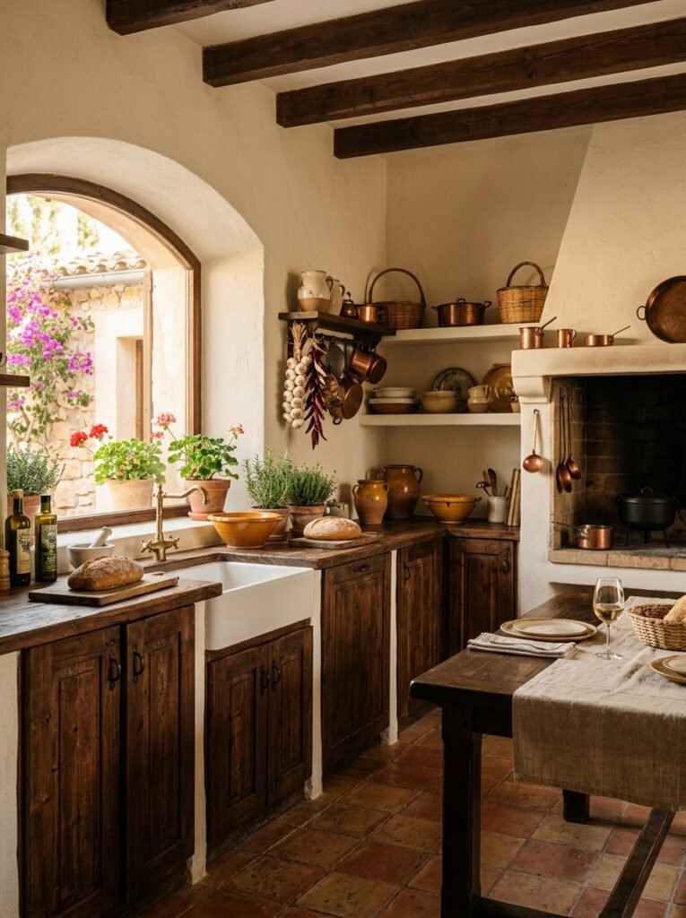spanish kitchen warm earth tones 202607231231