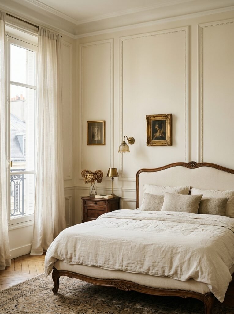 wall molding panels in bedroom 202607201543