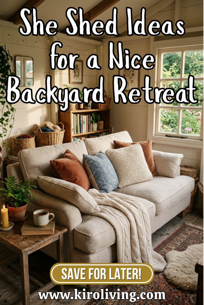 15 Dreamy She Shed Ideas For Your Own Backyard Escape she shed ideas