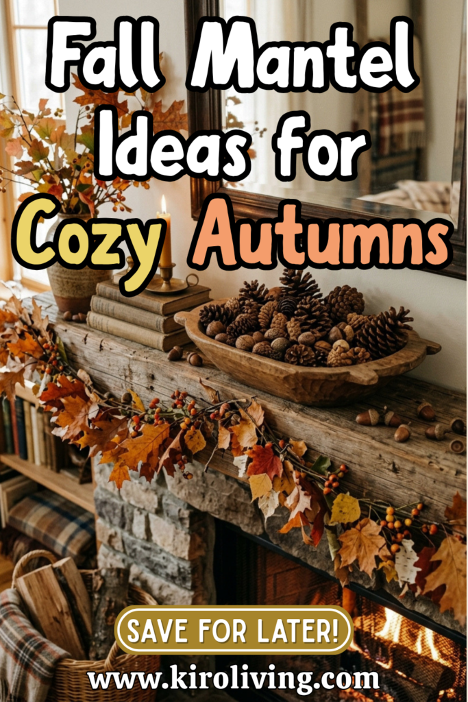 fall mantel ideas for autumn