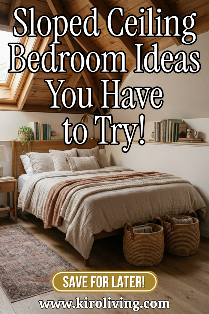 20 Sloped Ceiling Bedroom Ideas That Are Charming sloped ceiling bedroom ideas