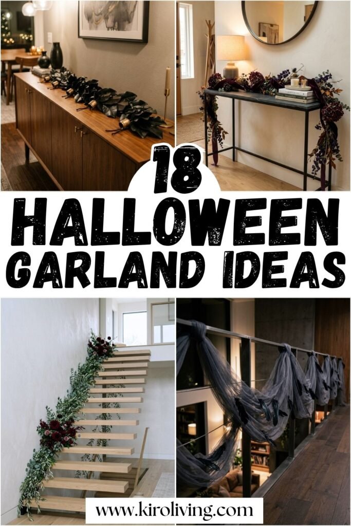 halloween garland ideas pin