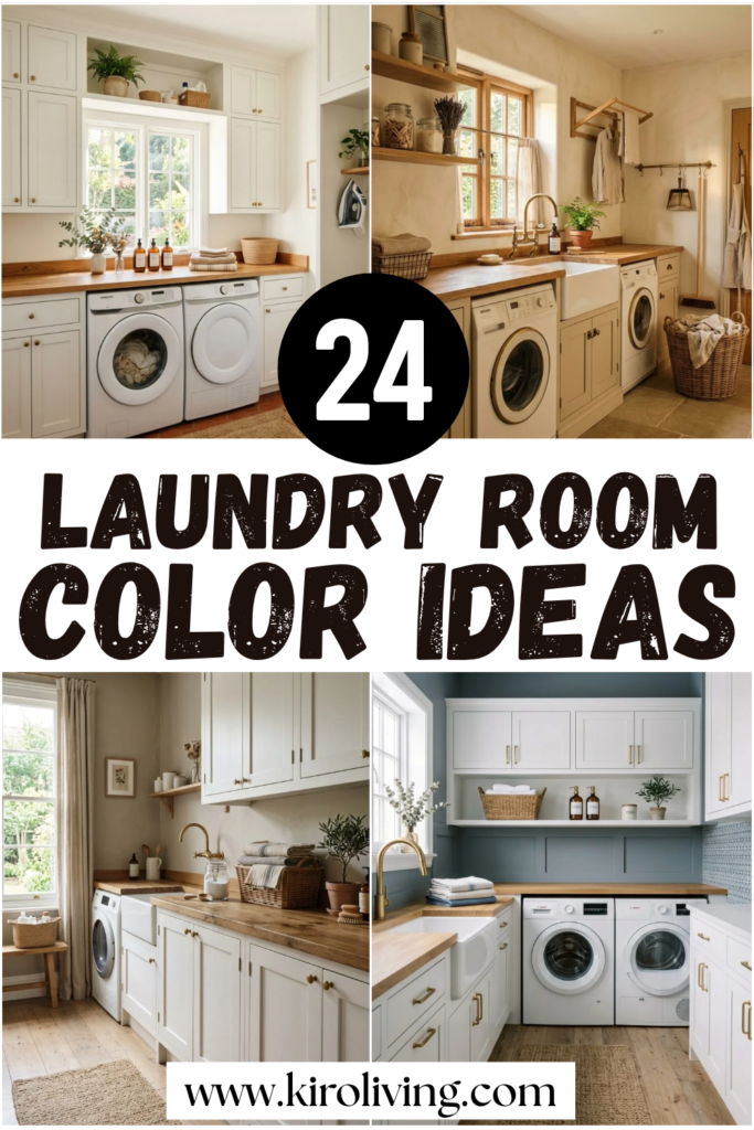 laundry room color ideas pin