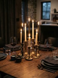 17 Halloween Candle Display Ideas That Set the Mood
