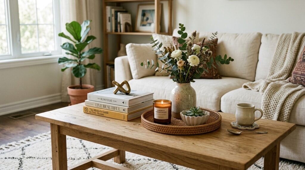 coffee table cozy home decor photography