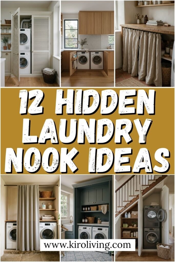 hidden laundry room deas pin